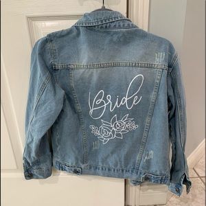 Bride jean jacket